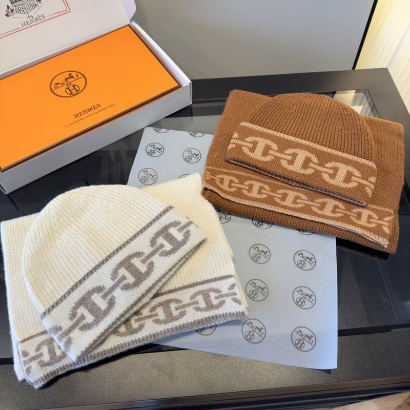 Hermes scarf hat dx04
